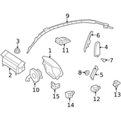 Mercedes Air Bag Control Module - Genuine Mercedes 2218702893