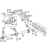 Mercedes CV Axle Assembly - Genuine Mercedes 2313507400
