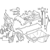 Mercedes Engine Timing Crankshaft Gear - Genuine Mercedes 2710521903