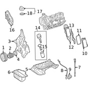 Mercedes Engine Timing Cover - Genuine Mercedes 2720150502