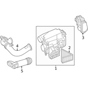 Mercedes Air Filter  - Genuine Mercedes 2720940304