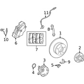 Mercedes Steering Knuckle - Genuine Mercedes 4603371306