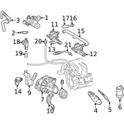Mercedes Vapor Canister  - Genuine Mercedes 4634700059