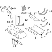Mercedes Fuel Tank Filler Neck - Genuine Mercedes 4634701520