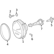 Mercedes Headlight - Genuine Mercedes 4638200059