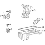 Mercedes Engine Timing Cover - Genuine Mercedes 6020150101