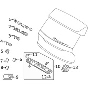 Volvo Hatch Emblem - Genuine Volvo 31333648