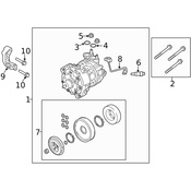 Volvo A/C Compressor Bolt - Genuine Volvo 31109093