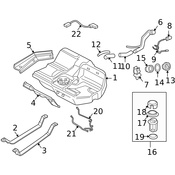 Volvo Fuel Return Line - Genuine Volvo 30620510