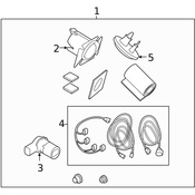 Volvo Park Assist Camera - Genuine Volvo 30633682