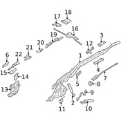 Volvo Convertible Top Hinge - Genuine Volvo 30633901