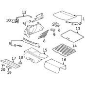 Volvo Trunk Trim Panel Clip - Genuine Volvo 30653421