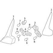 Volvo Tail Lamp Socket - Genuine Volvo 30655984