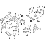 Volvo Headlight Level Sensor Bracket - Genuine Volvo 30666537