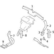 Volvo Instrument Panel Air Duct Clip - Genuine Volvo 30672320