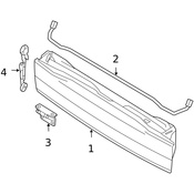 Volvo Tailgate Hinge - Genuine Volvo 30674732