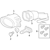 Volvo Fog Light Cover - Genuine Volvo 30678343