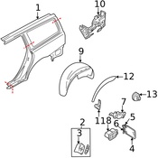 Volvo Fender Liner - Genuine Volvo 30678369