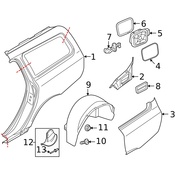 Volvo Fender Liner - Genuine Volvo 30678552