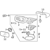 Volvo Door Wiring Harness - Genuine Volvo 30716928