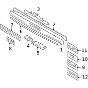 Volvo Liftgate Latch Handle Bracket - Genuine Volvo 30753757