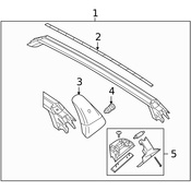 Volvo Roof Rack Cover - Genuine Volvo 30756298