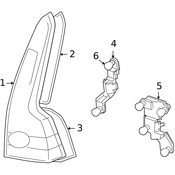 Volvo Tail Light Seal - Genuine Volvo 30763498