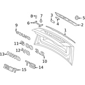 Volvo Deck Lid Emblem - Genuine Volvo 30764176