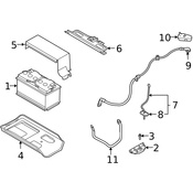Volvo Battery Cover - Genuine Volvo 30782017