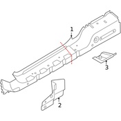 Volvo Rocker Panel Bracket - Genuine Volvo 30787492