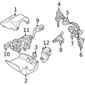 Volvo Steering Column Bearing Snap Ring - Genuine Volvo 30814936