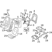 Volvo Seat Frame Bracket - Genuine Volvo 31110720