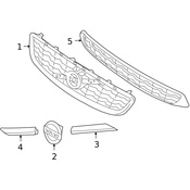 Volvo Grille - Genuine Volvo 31214849