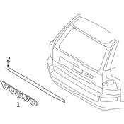 Volvo Liftgate Finish Panel - Genuine Volvo 31217298