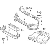 Volvo Radiator Support Access Cover - Genuine Volvo 31217666