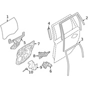 Volvo Door Interior Trim Panel Bracket - Genuine Volvo 31253941