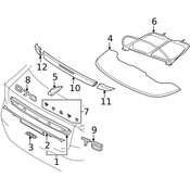 Volvo Deck Lid Finish Panel Seal - Genuine Volvo 31256198