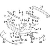 Volvo Bumper Step Pad - Genuine Volvo 31265398
