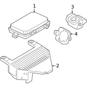 Volvo Parking Aid System Control Module Bracket - Genuine Volvo 31270996