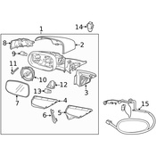 Volvo Door Mirror Cover - Genuine Volvo 31278752