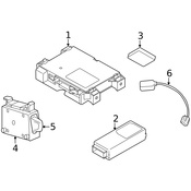 Volvo Mobile Phone Control Module - Genuine Volvo 31285567