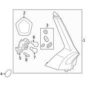 Volvo Tail Lamp Socket - Genuine Volvo 31294260