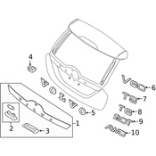 Volvo Liftgate Release Switch - Genuine Volvo 31297028