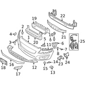 Volvo Fog Light Trim - Genuine Volvo 31323592