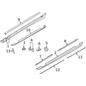 Volvo Rocker Panel Molding Bracket - Genuine Volvo 31338953