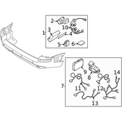 Volvo Parking Aid Control Module - Genuine Volvo 31341089