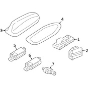 Volvo Radio Antenna Base - Genuine Volvo 31346765