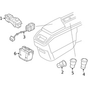 Volvo Seat Heater Switch - Genuine Volvo 31346786