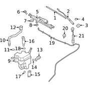 Volvo Windshield Washer Nozzle - Genuine Volvo 31349727