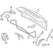 Volvo Deck Lid Hinge - Genuine Volvo 31352918